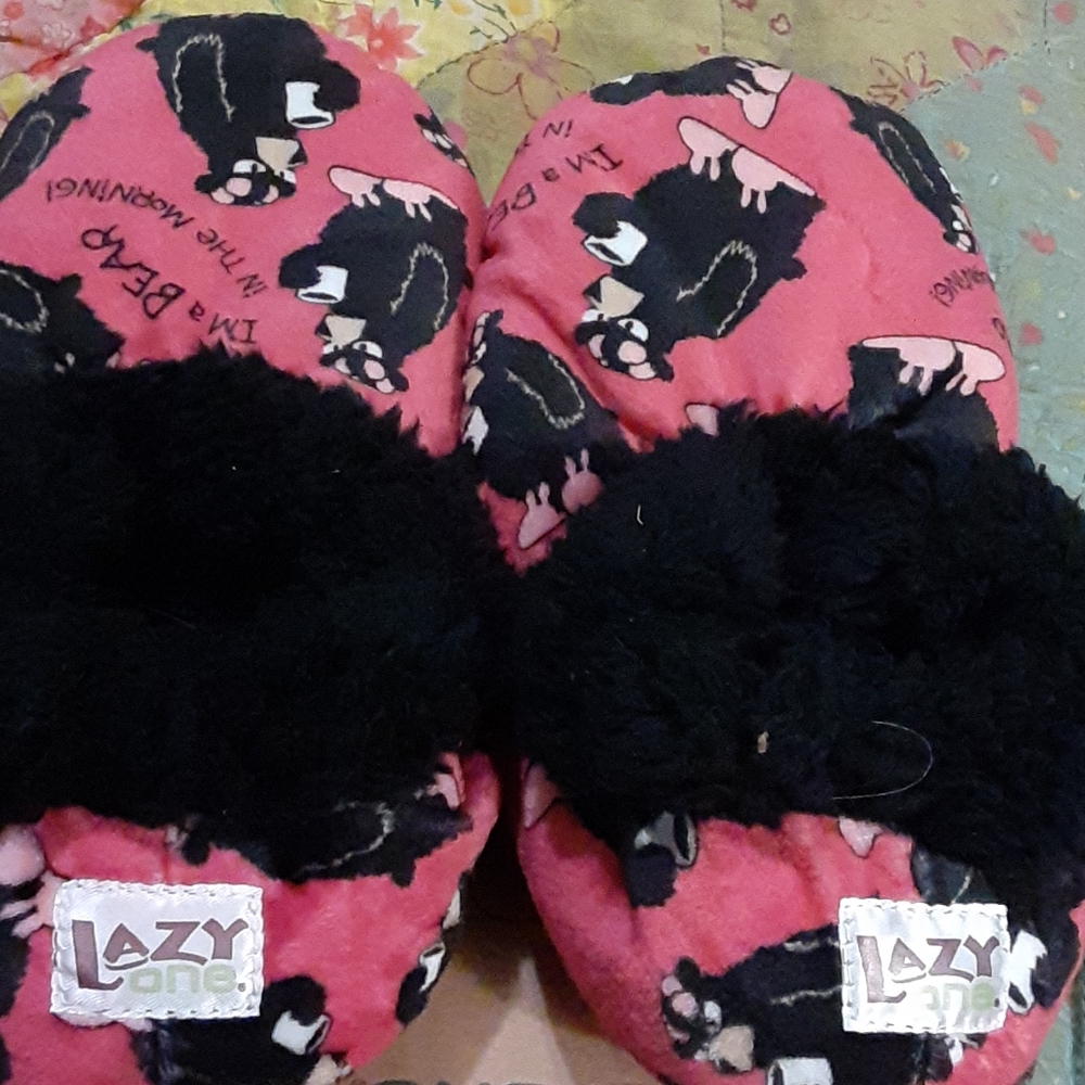 Lazy Ones Child's bear slippers. S /M New